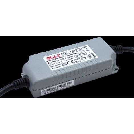 AGC-16-350 : AGC-16-350 : GLP : alimentation 350 mA/18-48 Vcc, CC, IP40, boîtier plastique