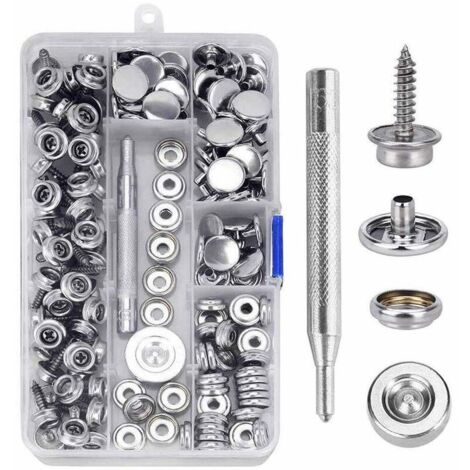 AGE 15mm vis en acier inoxydable grand Blanc boucle bâche vis de fixation boucle Yacht vis avec outil de montage