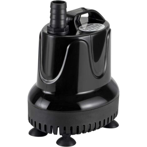 AGE 25W Pompe Eau Aquarium, 1200L/H Pompe Eau Immergée Silencieux, pour Fontaine, Etang, Jardin （noir）