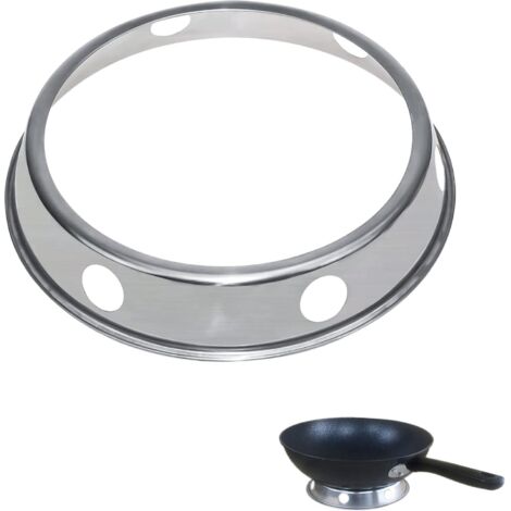 AGE Anneau de support de casserole en acier inoxydable plaque de cuisson adaptateur casserole cuisine ronde brûleur cuisinière à gaz ustensiles de cuisine