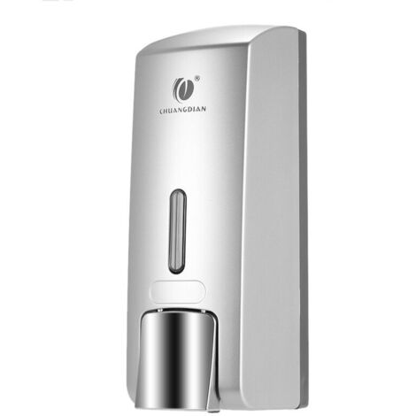 AGE Distributeur de savon manuel à une bouteille de 300 ml Boîte à shampoing Salle de repos Toilettes Lavage des mains Liquide Shampooing Gel douche Machine Distributeur de savon liquide Distributeur 