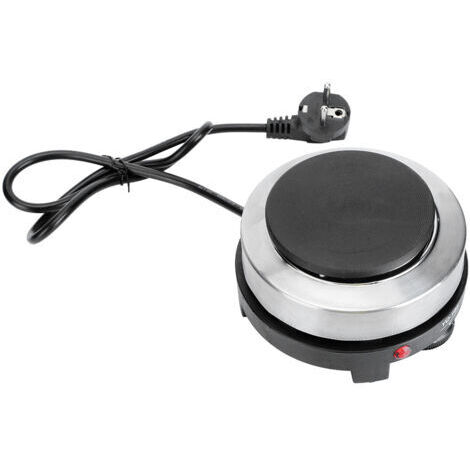 AGE Eosnow – Plaque chauffante électrique 500W – Acier inoxydable – Pour café, thé, lait – Surface antidérapante – Compacte et légère - 220-240V