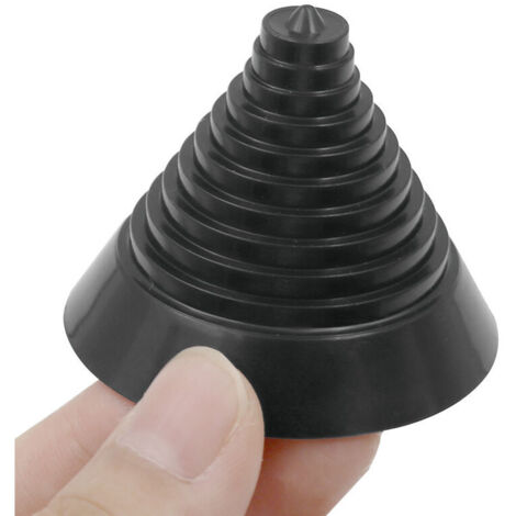 AGE Équilibreur de lame Tondeuse à gazon Équilibreur de lame Équilibre de test de meulage de lame 2pcs noir