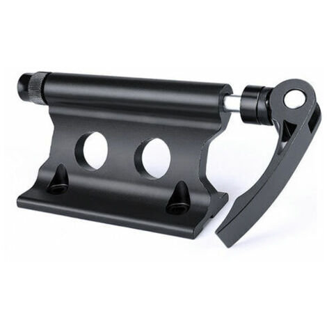 AGE Fourche en aluminium et porte - vélo Quick release pour remorque ou porte - camion fourche avant vélo Quick remove porte - bagages à clip fixe, noir