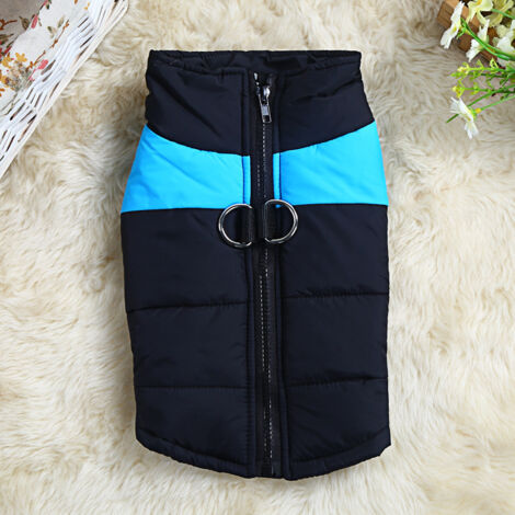 AGE Gilet imperméable en coton pour chien, gilet pour animal de compagnie, manteau pour chien automne et hiver, manteau pour chien automne et hiver petits et moyens chiens, manteau chaud pour chien (M