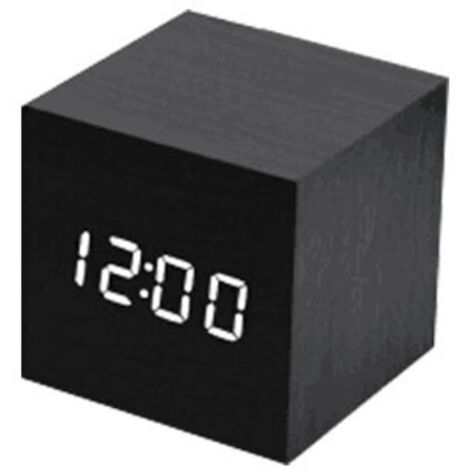 AGE Jinke Cube LED Click Clock Réveil avec activation sonore (heure et température)