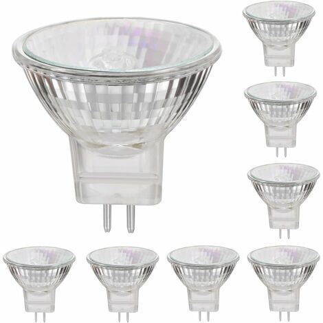 AGE Mr11 12V 35w lampe halogène gu4 base spot 2800k jaune chaud, dimmable halogène projecteur tasse, paquet de 8