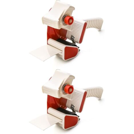 AGE Pistolet distributeur de ruban d'emballage pour ruban de 2 "de largeur, distributeur de ruban latéral industriel léger