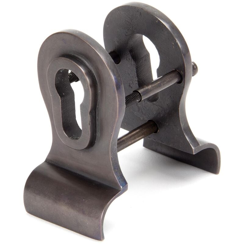 From The Anvil Aged Bronze 50mm Euro Door Pull (Back to Back fixings)