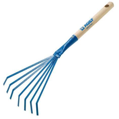 Agef scopetta per giardino con manico 7 denti - Agef