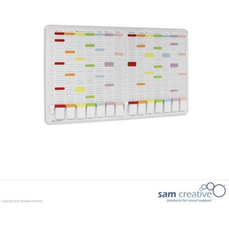 Agenda a 16 colonne e 32 scomparti 60x101 cm