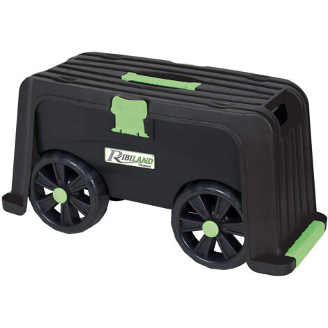 Agenouilloir - tabouret-chariot 4 en 1 sur roues - PRAGENP4R - RIBILAND