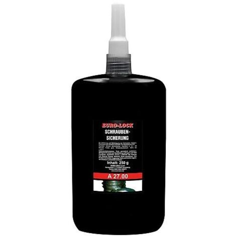 Agent de blocage des vis, haute résistance, EURO-LOCK A 27.00 flacon doseur 250g