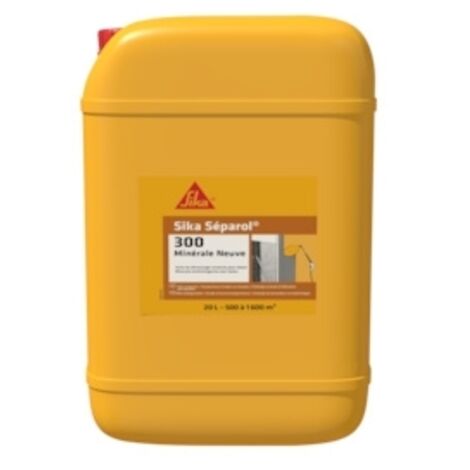 Agent de démoulage minéral 20 L – Pour béton et supports variés – Application facile par temps froid et chaud – SIKA SEPAROL 300