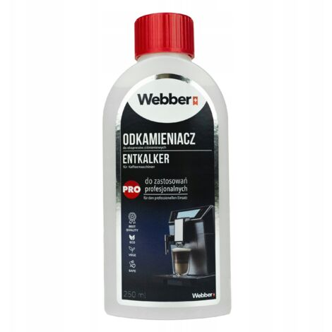 Agent détartrant pour machine à café Webber 250 ml
