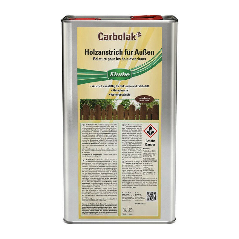 

Agente de impregnación Carbolak® marrón natural bote de 5l - Kluthe