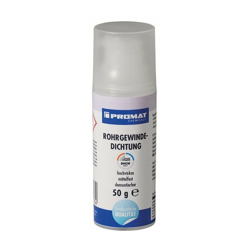 

Agente de sellado de rosca de tubos sólido altamente viscoso amarillo sólido 50 g Promat Chemicals bombear medidor