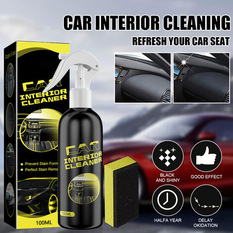 Agente restaurador de plástico para Interior de coche, limpiador de salpicadero de volante de coche, superbrillante, duradero, mantiene el brillo, 100ml,CHINA
