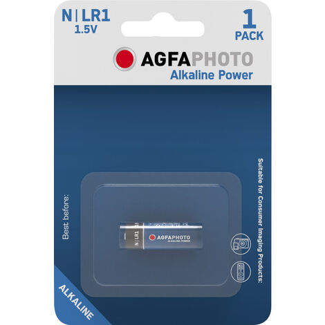AGFAPHOTO Batterie Alkaline Power LR1 N 1,5V 1er Blister