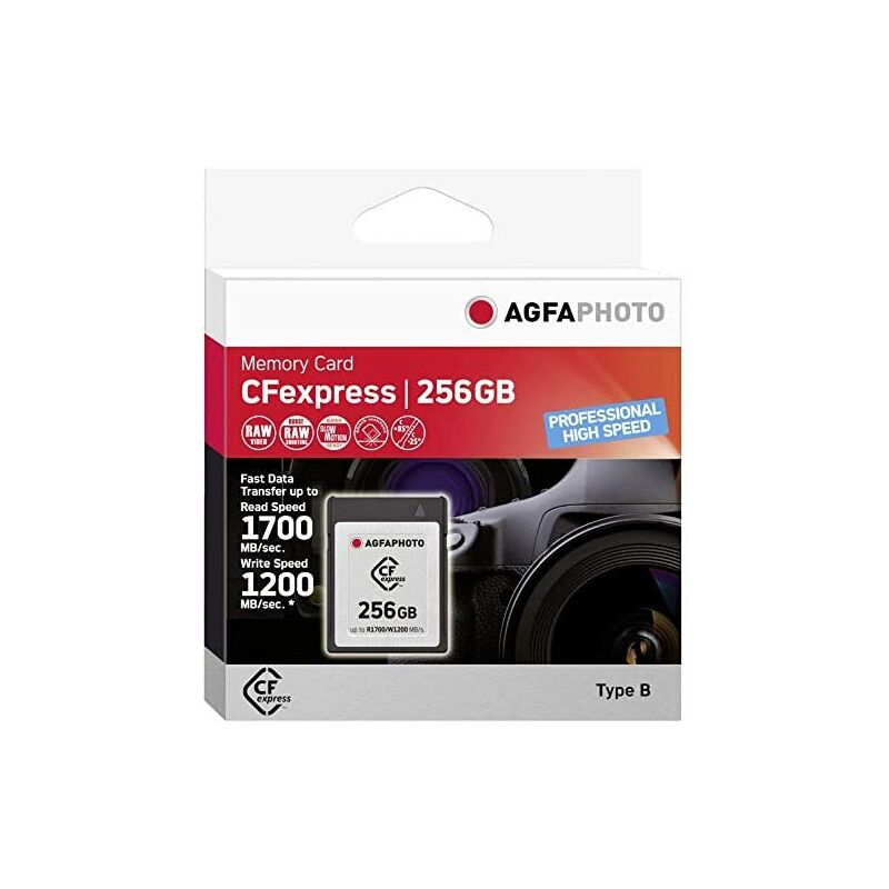 

CFexpress 256GB Professional High Speed Marca - Agfaphoto