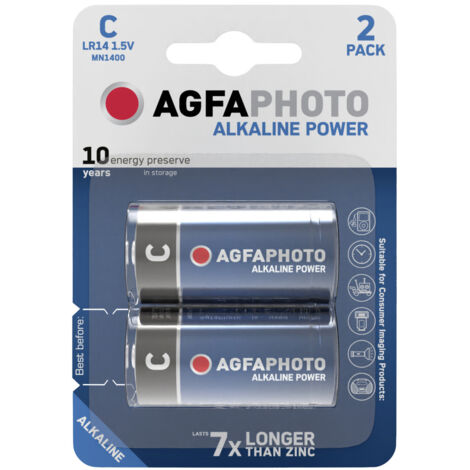 AgfaPhoto LR14 Baby (C)-Batterie Alkali-Mangan  1.5 V 2 St.
