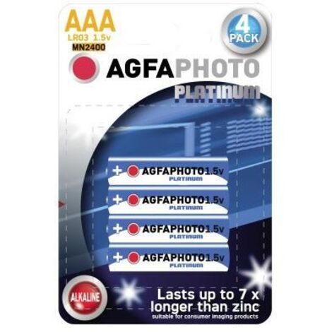 AgfaPhoto Power LR03 Micro (AAA)-Batterie Alkali-Mangan  1.5 V 4 St.