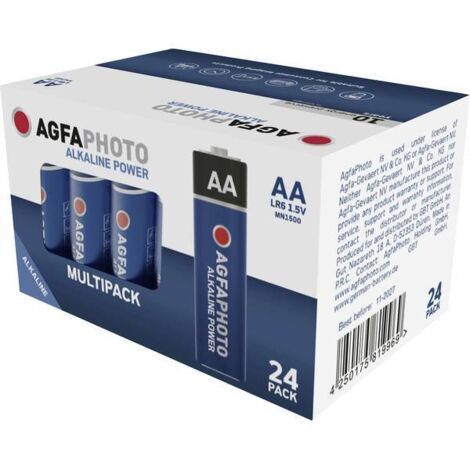 AgfaPhoto  Power LR6 Batteria Stilo (AA) Alcalina/manganese 1.5 V 24 pz.