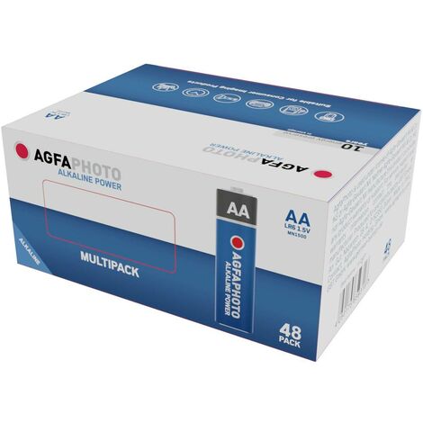 AgfaPhoto Power LR6 Batteria Stilo (AA) Alcalina/manganese 1.5 V 48 pz.