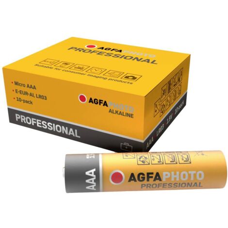 AgfaPhoto Professional Pile LR3 (AAA) alcaline(s) 1.5 V 10 pc(s) S522302