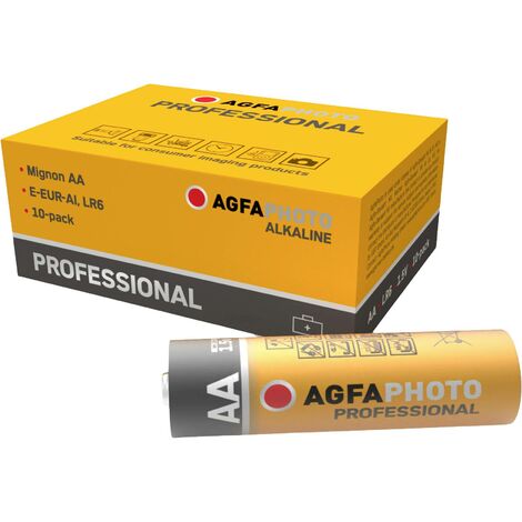 AgfaPhoto Professional Pile LR6 (AA) alcaline(s) 1.5 V 10 pc(s) S522872