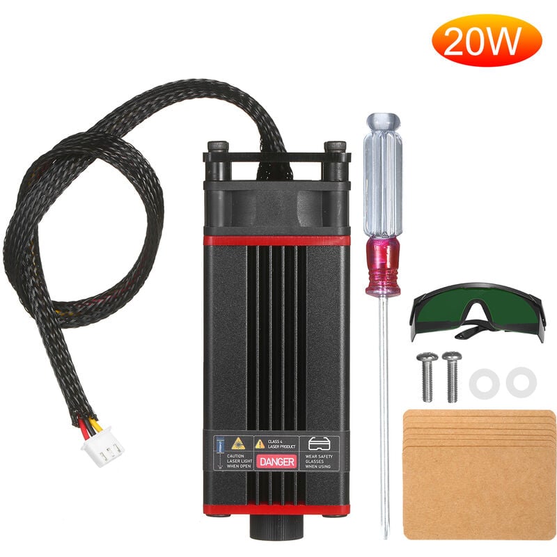 Aggiornamento modulo laser 20W Testa laser 450nm