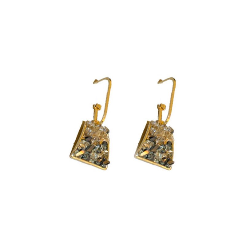 Ilovemilan - Aghi in argento a forma trapezoidale