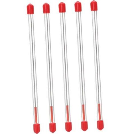 Aghi per aerografo da 0,3 mm, confezione da 5 aghi in acciaio inossidabile, accessorio di precisione per artisti, ideale per la pittura professionale e fai-da-te.