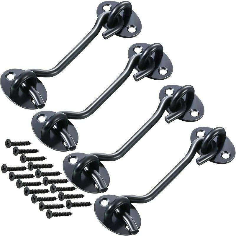 4 Confezioni 4 Pollici Chiusura per Porta Fienile