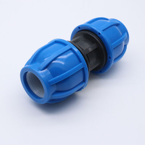 AGILITY Raccords à Pousser Durables En PE à Connexion Purificateurs D'eau Tube D'irrigation Raccords Union Droits Outils de Jardinage pour Le Jardinage - 25mm