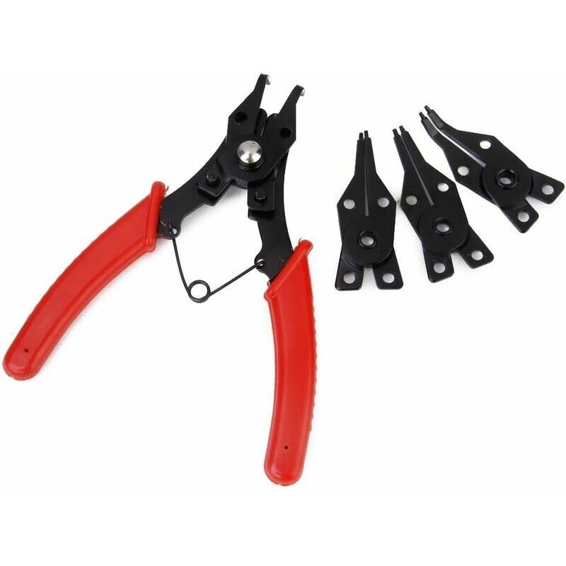 Set di pinze per anelli elastici combinati 4 in 1