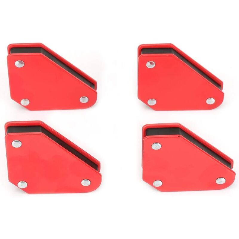 Support magnétique de soudage Positionneur de soudage triangulaire Outil à angle fixe magnétique 4pcs 5LB Localisateur de soudure d'angle Aimant