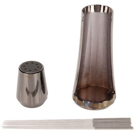 Agitateur à Café en Acier Inoxydable, Outil de Distribution de Poudre pour Cuisine Maison, Salon Gris