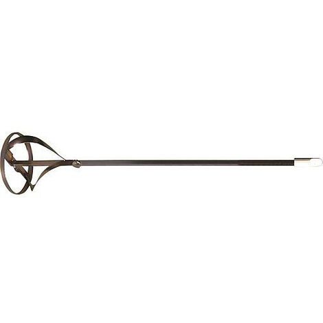 Agitateur circulaire 85mm jaune chrome avec bague