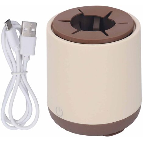 Agitateur de lait bébé électrique 3 vitesses anti-colique USB rechargeable mélangeur automatique bi-couleur kaki