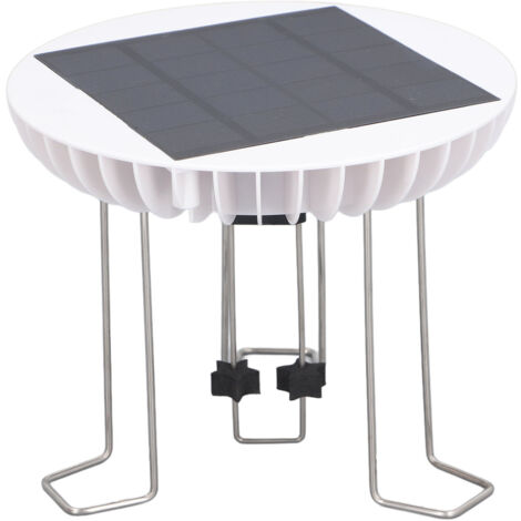 Agitateur d’eau solaire, pompe à eau solaire avec support, distributeur d’eau solaire pour oiseaux, agitateur solaire pour bains d’oiseaux, décoration solaire pour jardins et étangs