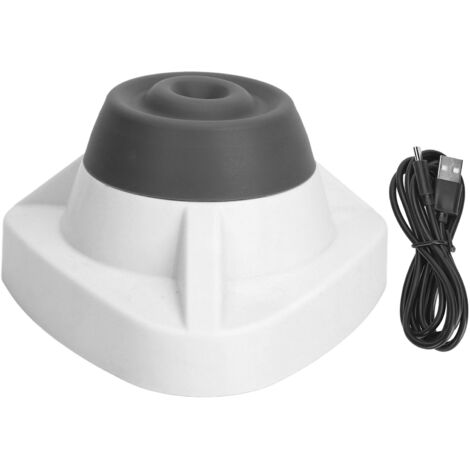 Agitateur Rechargeable pour Encre de Tatouage, Gel Pigmentaire, Vernis à Ongles et Colle à Cils - 10000 RPM - Blanc