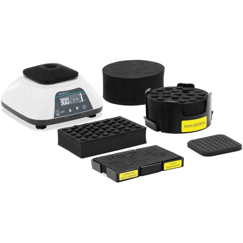 Agitateur vortex Agitateur vortex laboratoire 20 w 3000 tr/min 2 modes 7 portoirs
