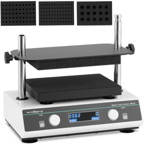 Agitatore da laboratorio a vortice - 500 - 3000 giri/min - Timer Agitatore
