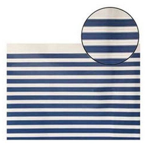 Aglaia Tenda Doccia Peva 180x200cm Righe Blu