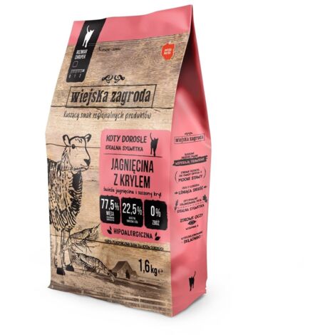 Agneau de ferme rurale au krill pour chats 4