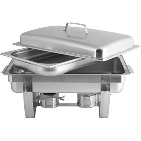 Agnelli Chafing Dish con coperchio mobile 56x35,5