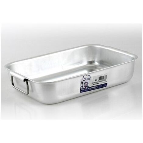 Agnelli Rostiera rettangolare in alluminio 45x30