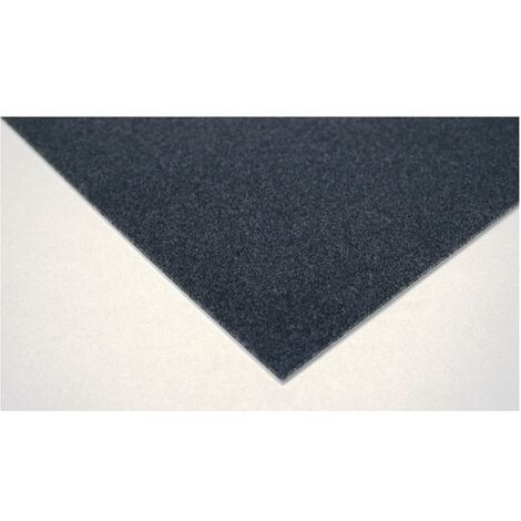 AGOFORM Antirutsch-Einlegematte Flock 480 x 1150 mm Anthrazitgrau
