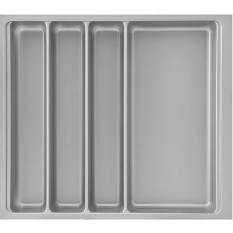 Agoform Besteckeinsatz Scoop II Set 474x416x59mm, mit Trenner Kunststoff silber